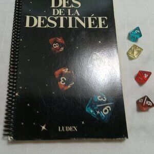 Livre Les DeS de la DESTINeE oracle avenir destin tirage astrologie 1987 Françai